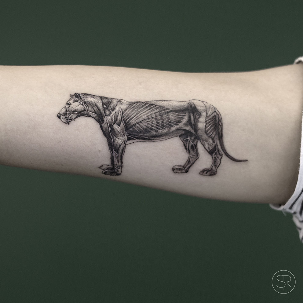 single needle tattoo