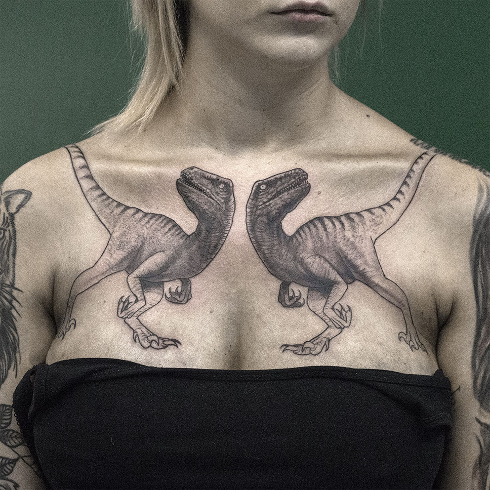 velociraptor tattoo
