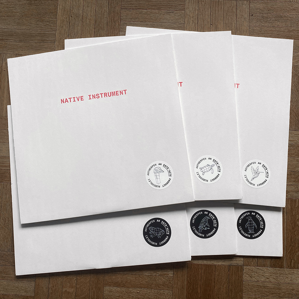 Sticker designs for NATIVE INSTRUMENT, graphic design by Allon Kaye