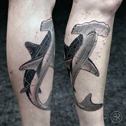 shark tatoeage