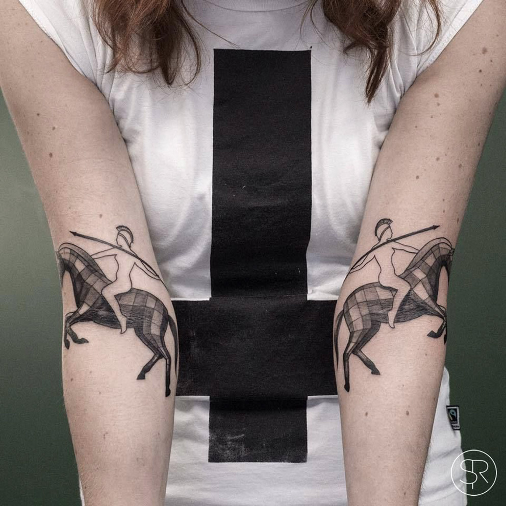 geometric tattoo